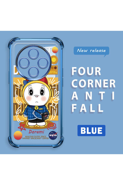 ucuc حافظة حماية شفافة من السيليكون متوافقة مع ريدمي 14C 4G بتصميم دورايمون