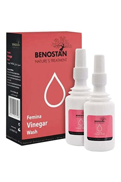 BENOSTAN غسول فيمينا للمناطق الحساسة بالخل - 150 مل - عبوة من قطعتين