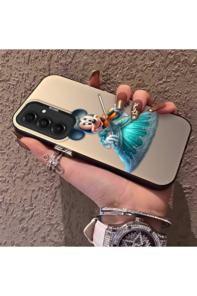 Hontinga حافظة صلبة رفيعة متوافقة مع كاميرا سامسونج جالاكسي A16 بنمط ميني