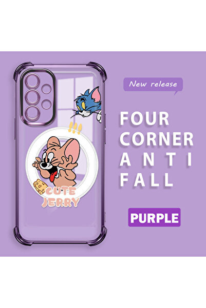 ucuc حافظة حماية من السيليكون الشفاف المتوافقة مع هاتف سامسونج جالاكسي A52 5G...