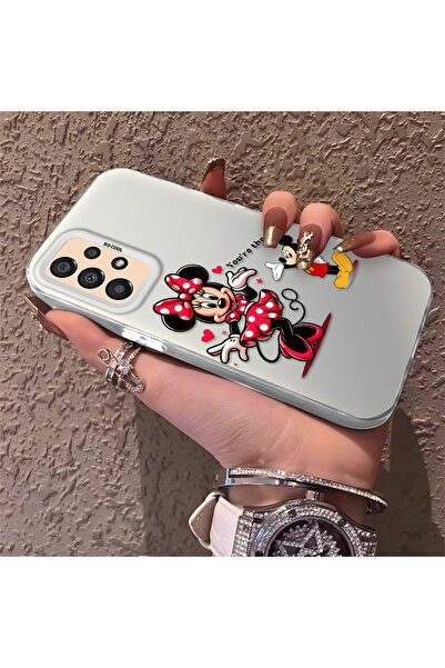 Hontinga حافظة صلبة رفيعة متوافقة مع كاميرا سامسونج جالاكسي A33 بنمط ميني