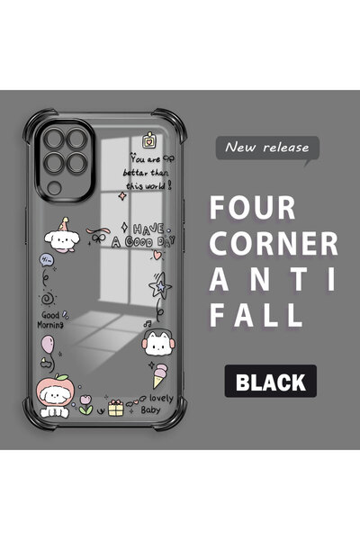 ucuc حافظة حماية من السيليكون الشفاف المتوافقة مع هاتف Samsung Galaxy M12/A12...