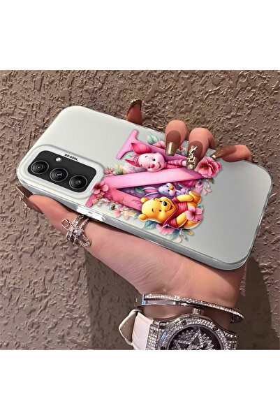 Hontinga حافظة صلبة رفيعة متوافقة مع كاميرا سامسونج جالاكسي A34 5G مع نمط دب ...