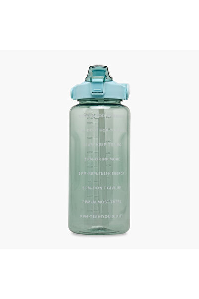 Lifestyle زجاجة مياه بجدار واحد من تايم برينت - 2 لتر