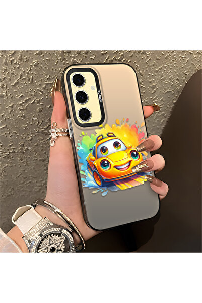 Hontinga حافظة سيليكون رفيعة مقاومة للصدمات بنمط سيارة لعبة متوافقة مع هاتف س...