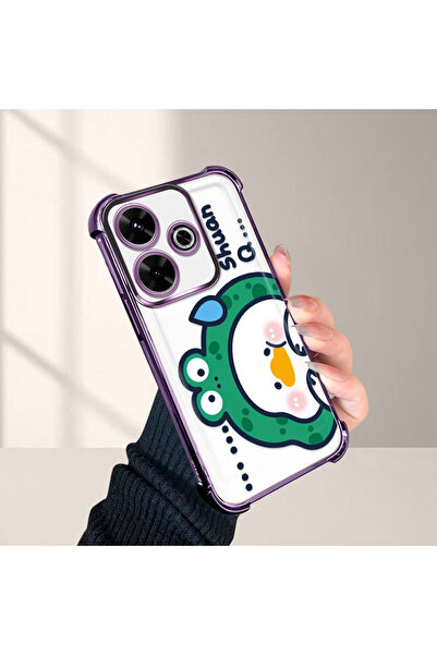 ucuc حافظة حماية من السيليكون الشفاف المتوافقة مع Redmi 13 4G، كرتونية لطيفة