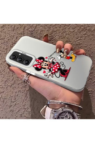 Hontinga حافظة صلبة رفيعة متوافقة مع كاميرا سامسونج جالاكسي A34 5G بنمط ميني