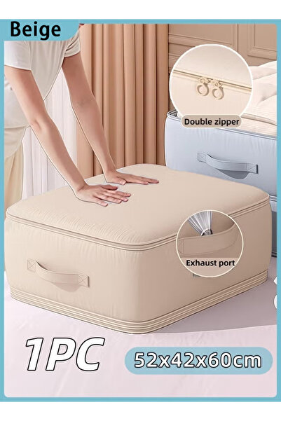 Generic Quilt Storage Bag Super Space-Saving Self-Compressing Organizer with ...