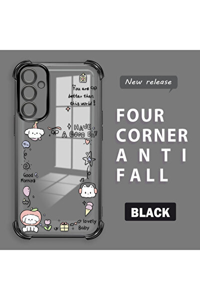 ucuc حافظة حماية من السيليكون الشفاف المتوافقة مع هاتف Samsung Galaxy A34 5G،...