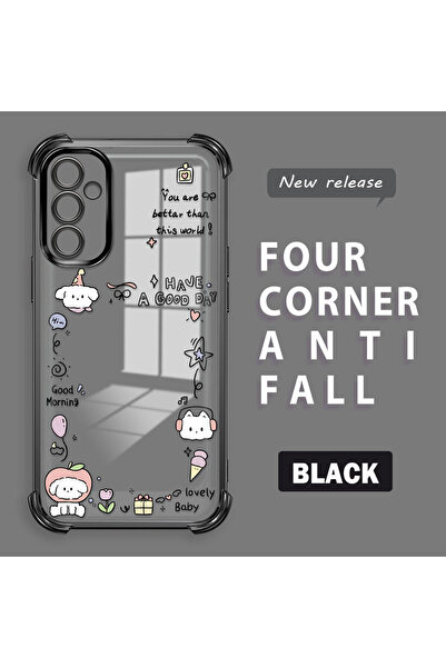 ucuc حافظة حماية من السيليكون الشفاف المتوافقة مع هاتف سامسونج جالاكسي M23، ن...