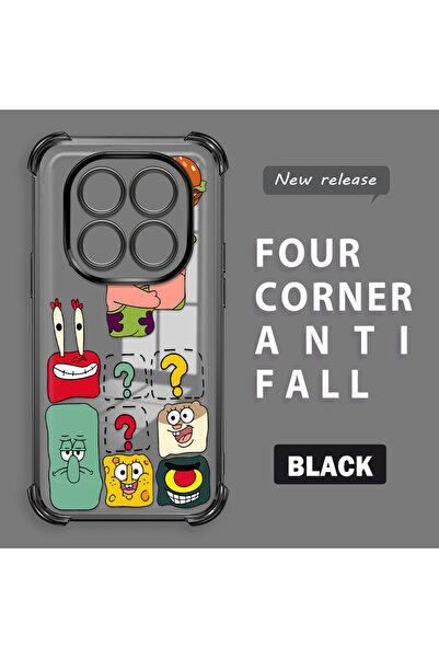 ucuc حافظة حماية شفافة من السيليكون متوافقة مع هاتف ريدمي نوت 14 برو 4G بتصمي...