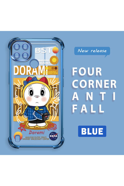 ucuc حافظة حماية من السيليكون الشفاف المتوافقة مع هاتف Realme C21Y/C25Y من Do...