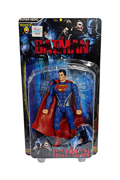 Brother Toys Yurtdışından Özel Üretim Kaliteli Süpermen Figür Oyuncak 16 Cm.