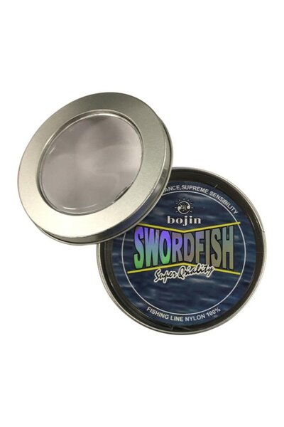 DFT خيط صيد ديسكفري بوجين سوردفيش 0.50 في علبة معدنية 150 متر شفاف