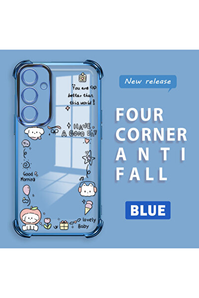 ucuc حافظة حماية من السيليكون الشفاف المتوافقة مع هاتف سامسونج جالاكسي A35 بن...