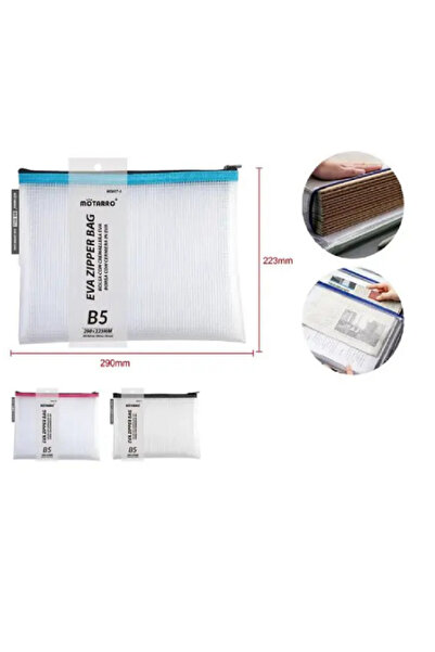 MOTARRO B5 EVA Zipper BagMQ057-5,Large Waterproof File Pouch for Papers Stati...