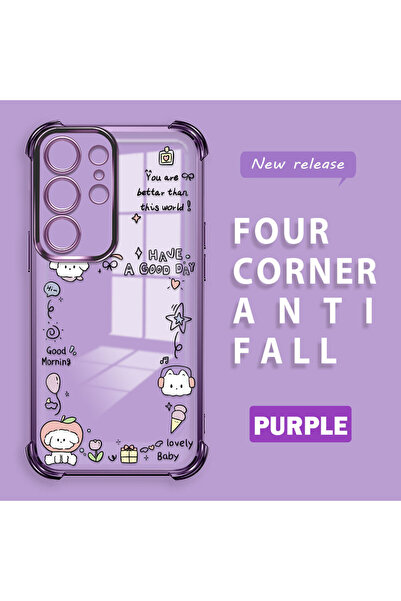 ucuc حافظة حماية من السيليكون الشفاف المتوافقة مع هاتف سامسونج جالاكسي S24 ال...