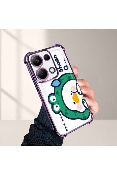 ucuc حافظة واقية من السيليكون الشفاف المتوافقة مع هاتف Poco M6 Pro 4G، تصميم ...