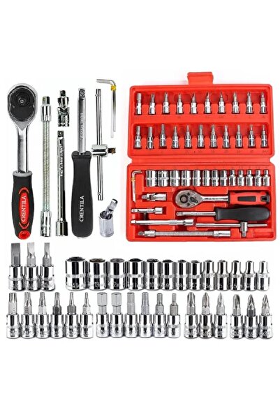 My Think 46 Parça Lokma Anahtar Takımı Seti 1/4 (4-14mm)