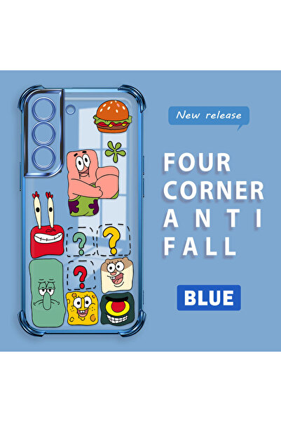 ucuc حافظة حماية من السيليكون الشفاف المتوافقة مع هاتف سامسونج جالاكسي S22 سب...