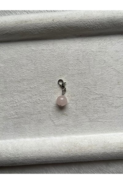 Pel Design Pink Quartz Stone Take-Off-And-Attach Natural Stone Charm |   Adap...