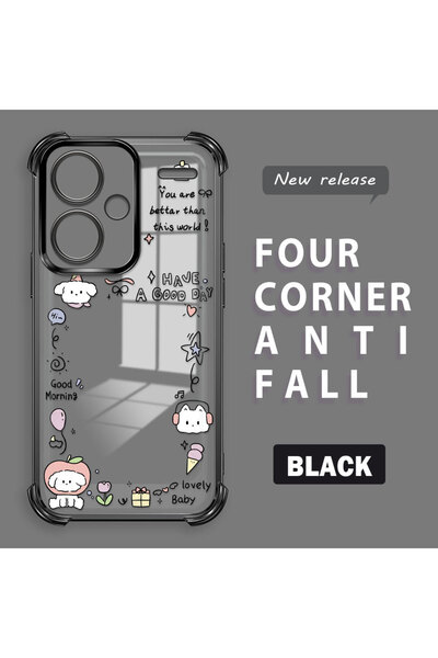 ucuc حافظة حماية من السيليكون الشفاف المتوافقة مع Redmi Note 13 Pro Plus 5G، ...