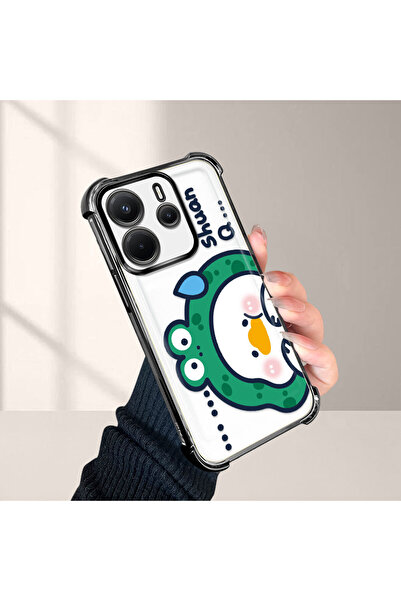 ucuc حافظة حماية من السيليكون الشفاف المتوافقة مع هاتف Redmi Note 14، تصميم ك...