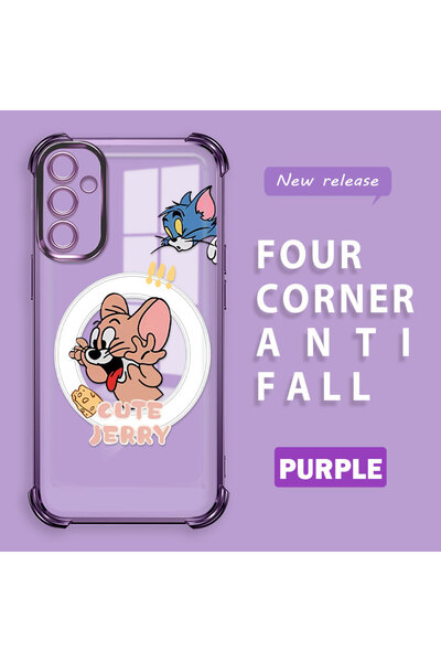 ucuc حافظة حماية من السيليكون الشفاف المتوافقة مع هاتف سامسونج جالاكسي A14 تو...