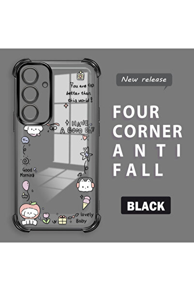 ucuc حافظة حماية من السيليكون الشفاف المتوافقة مع هاتف Samsung Galaxy S24 Fe ...