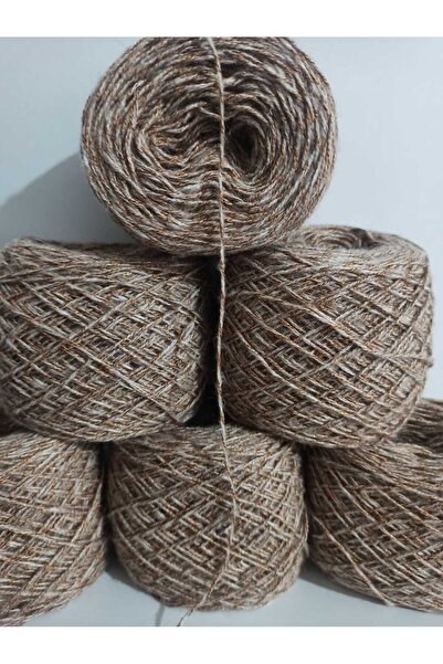 İPEK YÜN İPLİK DÜNYASI Ață de tricotat Angora (Maro Lăptos) Sim Mix 100gr