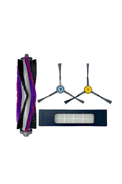 Roborge Fakir Robert Rs 780 Robot Vacuum Cleaner Main Brush Side Brush Hepa F...