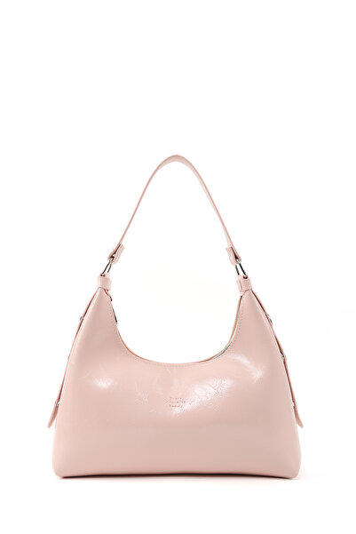 SHAKA Crinkled Textured Pink Shk82 Baguette Model Single Compartment Women's ...