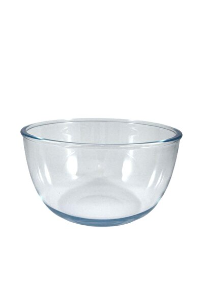 AVCI HOME MAKER وعاء زجاجي للخلط والخبز، سعة 2 لتر، ارتفاع 10.2 سم، قطر 20.4 ...