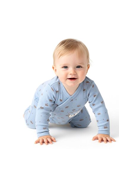 Sebi Bebe Double-Breasted Geyikli Jumpsuit Without Booties 1143