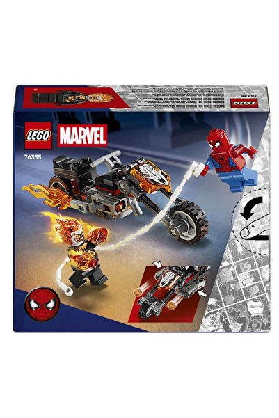 LEGO Marvel Örümcek Adam Ghost Rider Motosikletine Karşı 76335