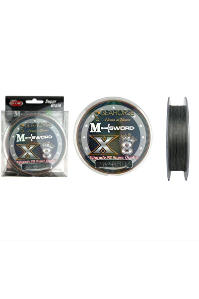 SEA HORSE M-Sword x8 150 Mt Gri İp Misina