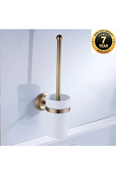 OEM Banyo Tuvalet Antik Askılı Tuvalet Fırçası Yeni Model Prinç 7 Yıl Garanti...