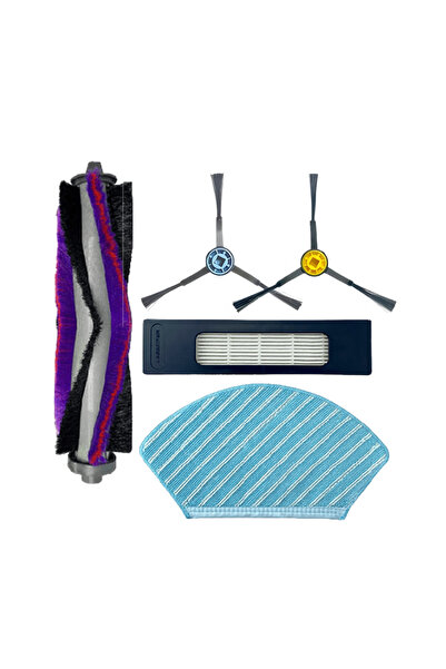 Roborge Fakir Robert Rs 770 Robot Vacuum Cleaner Main Brush Side Brush Filter...