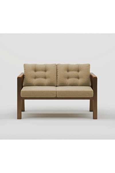 adımshops Elmas 2'li (CAPPUCCİNO) Metal Gövde Balkon-bahçe-kafe,çay Seti,kolt...