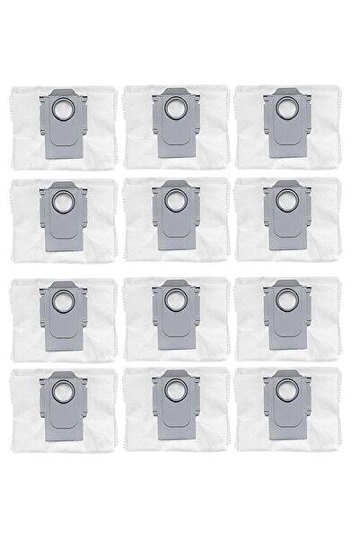 Roborge 12 Pack Dust Bags Replacement Parts Set Compatible with Roborock Q8 +...