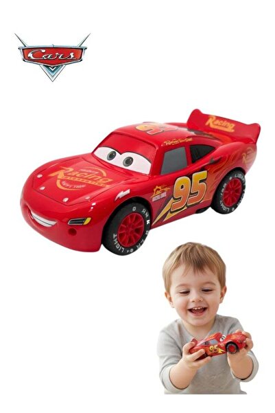 Premium Disney Cars Lightning McQueen Die-Cast Style Toy Car (13 cm)