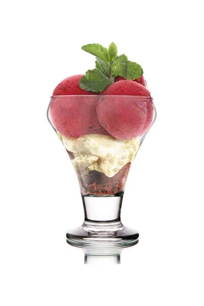 LAV 6-Piece Frosty Ice Cream & Dessert Cup Set Clear