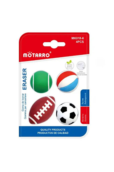 MOTARRO ممحاة كروية الشكل MK018-6، ممحاة ممتعة وإبداعية للأطفال، المدرسة، الم...