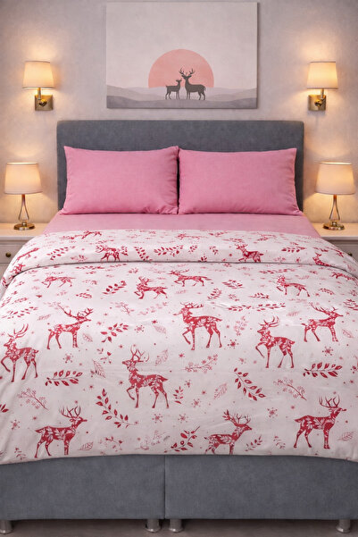 LaraLisa Double Cotton 7 Piece Boxed Duvet Cover Set