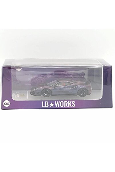 CMM CM Model LB-WORKS 488 Widebody Chameleon 1/64 Model Araba