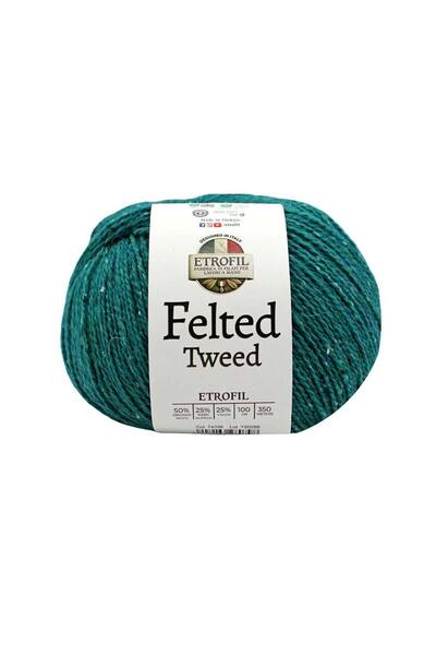 Etrofil Felted Tweed 74356 Deep Turquoise