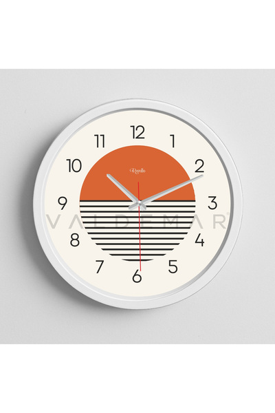 VALDEMAR Revello Modern Tasarım 40cm Sessiz akar Mekanizma Salon ve Genç Odas...