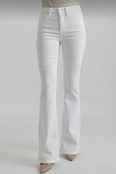NWC Cloria Women's Off-White Spanish Pants (Thick Fabric Does Not Show Inside)