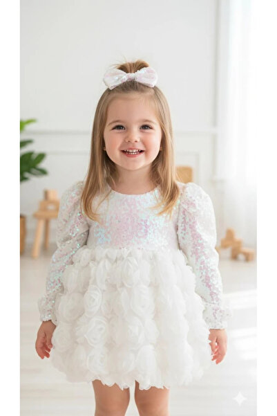 aysskids Ni̇la Sequin Special Occasion Birthday Girl Party Dress