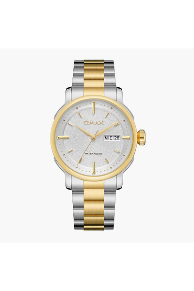 Omax Two-Tone Stainless Steel Men's Watch